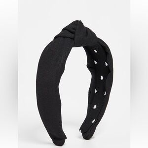 Lele Sadoughi Classic Black Headband, Size OS